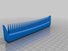 Large Comb 3D Printer Model