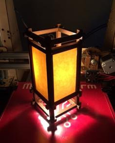 Japanese Inspired Lamp 3D Printer Model