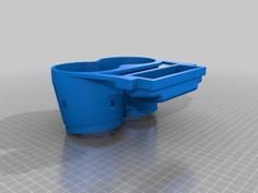 Fiero Ashtray Cupholder 3D Printer Model