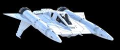 Buck Rogers Starfighter Thunderfighter 3D Printer Model