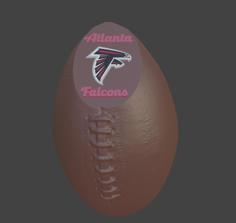 Atlanta Falcons Displayable Football 3D Printer Model