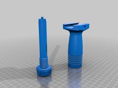 Airsoft Foregrip 3D Printer Model