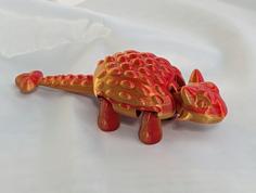 Rounded Ankylosaurus 3D Printer Model