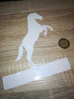 Stable Name Tag 3D Printer Model