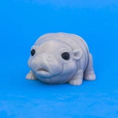 Baby Hippo 3D Printer Model