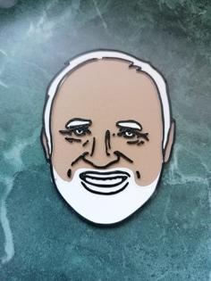 Hide The Pain Harold 2d Art And Magnet 3D Printer Model