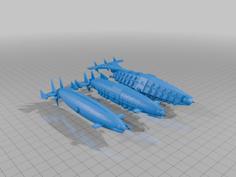 My Steampunk Submarines Collection 3D Printer Model