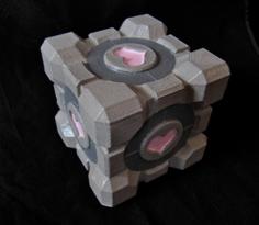 Portal Companion Cube (derivative, With Hearts) 3D Printer Model