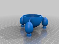 Mars Rocket Egg Cup 3D Printer Model