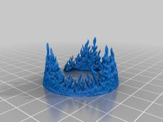 Hex Base – Fire Ring – Condition Marker 3D Printer Model