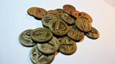 Coins For Dungeons And Dragons & Tabletop Games 3D Printer Model