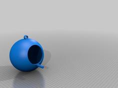 Spherical Bird Feeder 3D Printer Model