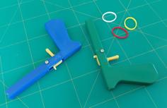 Rubber Band Pistol (Small) 3D Printer Model