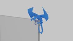 Dragon That Hangs On Your Monitor, V2 3D Printer Model