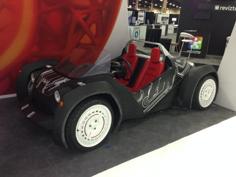 Local Motors Strati 3D Printed Car – Modified For Rolling Wheels And Detail 3D Printer Model