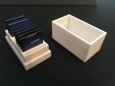 Simple SD-Card Storage Box For 11 Cards 3D Printer Model