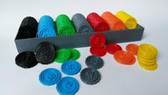 Coins For Boardgames 3D Printer Model