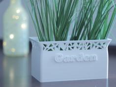 Flower Pot Garden 3D Printer Model