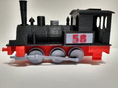 Steam Locomotive 3D Printer Model