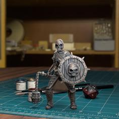 Skeleton Flailman 3D Printer Model