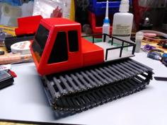 Micro RC Snowcat – 1/35th Scale Bombardier BR400 3D Printer Model