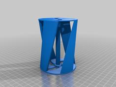 Vertical Wind Turbine 3D Printer Model