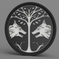 Iron Banner Coaster 3D Printer Model