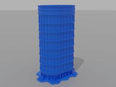 6mm Office Tower 2A – Hexed And Hexless 3D Printer Model