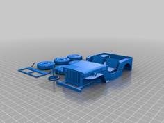 Willys Jeep 3D Printer Model