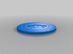 Michigan Cribbage Board 3D Printer Model