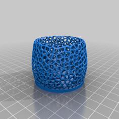 Small Voronoi Tealight Holder ” For Real Candles ” 3D Printer Model