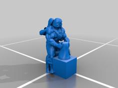 Skeletor Being A Pal And Teaching Heman To Sculpt 3D Printer Model