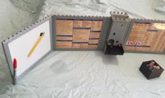 DM Screen With Dice Tower 3D Printer Model