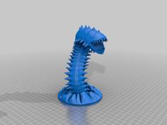 Purple Worm 3D Printer Model