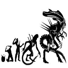 Alien Evolution Stencil 3D Printer Model