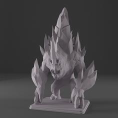 Elemental – Crystal Fury 3D Printer Model