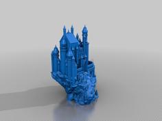 Medieval Castle One Piece Really Fixed 3D Printer Model