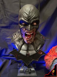 B3DSERK BATMAN ZOMIE BUST ESTED AND READY FOR 3D PRINTING 3D Printer Model