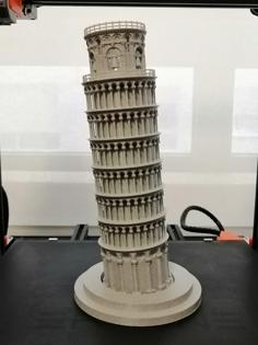 Leaning Tower Of Pisa, Easier To Print 3D Printer Model