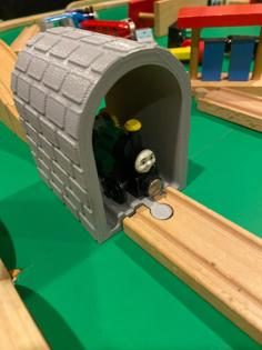 Brio Compatible Wooden Train Tunnel 3D Printer Model