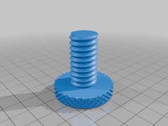 Pax Press Screw Shorter 3D Printer Model