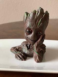 Plant Pot Baby Groot 3D Printer Model