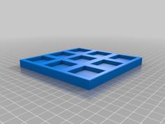 Table Game X & O 3D Printer Model