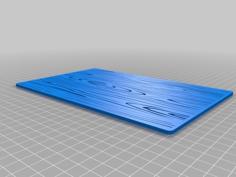 Embossing Plates – Wood Grain 3D Printer Model