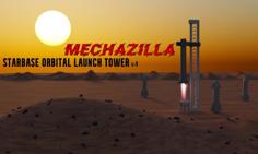 Starbase Orbital Launch Tower “Mechazilla” V4.0.1 3D Printer Model