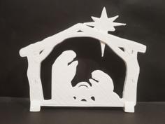 Nativity Scene Or Two T-Rexes? 3D Printer Model