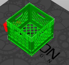 Milk Crate – Stackable 3D Printer Model