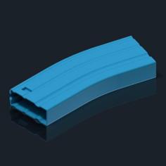 Blue Magazine – 5.56mm X 45mm – Hollow 3D Printer Model