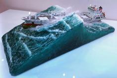 Reefer Ship ‘Salica Frigo’ 1:700 Scale 3D Printer Model