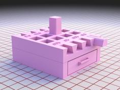 Push Fit Tolerance Board 3D Printer Model